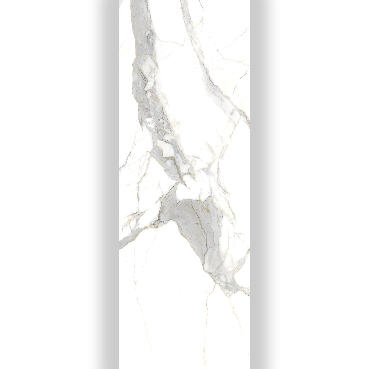 Crossville's I Naturali Calacatta Michelangelo Polished Swatch