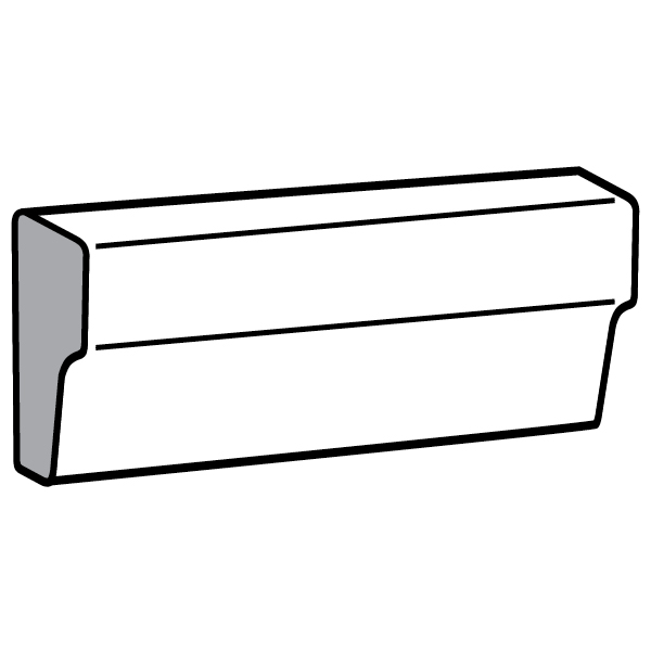 Trim 2 1/2 x 6 (in)
